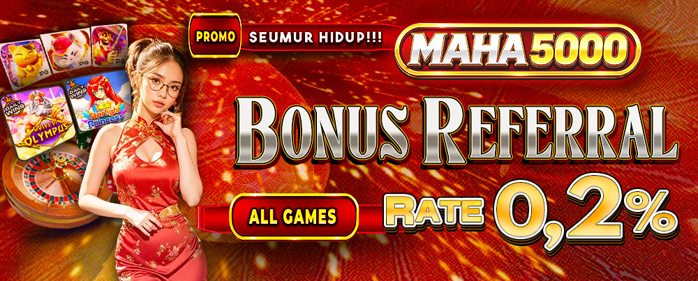 MAHA5000 REFERRAL SEUMUR HIDUP!!!